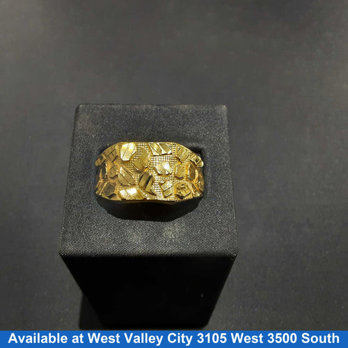 Men's Ring - Yellow Gold 10k (.417) 5.3 grams Size 13