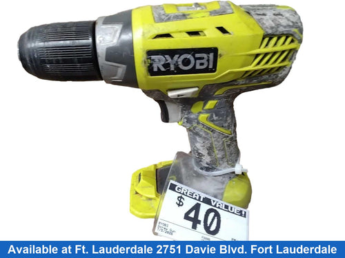 Ryobi P208b Green Cordless Screw Gun