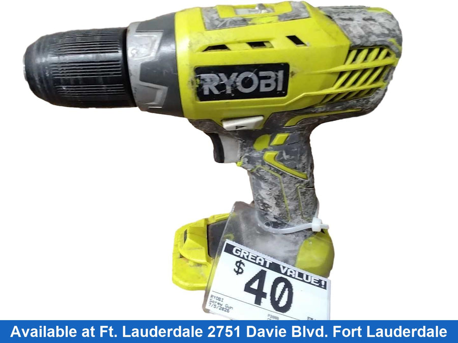 Ryobi P208b Green Cordless Screw Gun