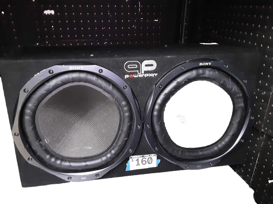 Sony Xs-gs120l Black Car Sub-Woofer