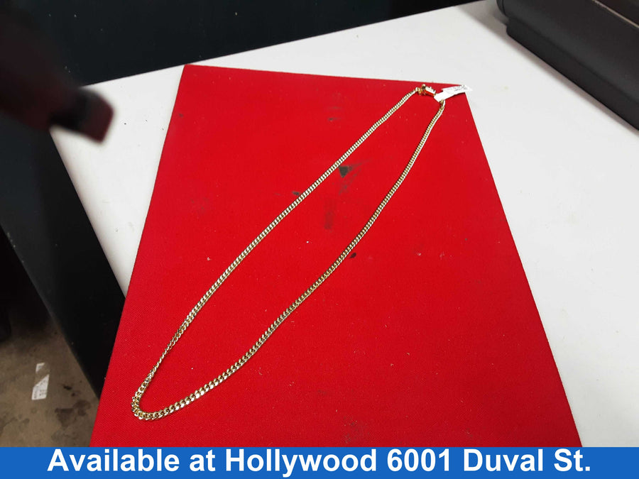 Cuban Link Chain - Yellow Gold 14k (.585) 22.4 grams 22 inch