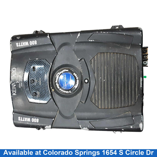 Kenwood Mach-5180 Black Car Audio Amplifier