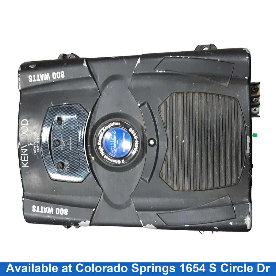 Kenwood Mach-5180 Black Car Audio Amplifier