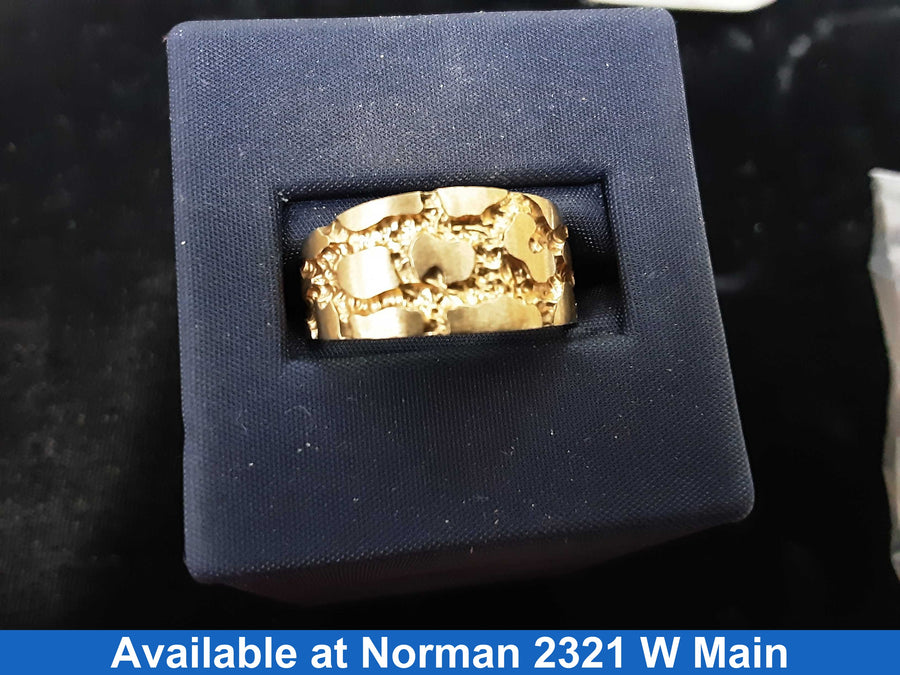 Men's Ring - Yellow Gold 10k (.417) 7 grams Size 9