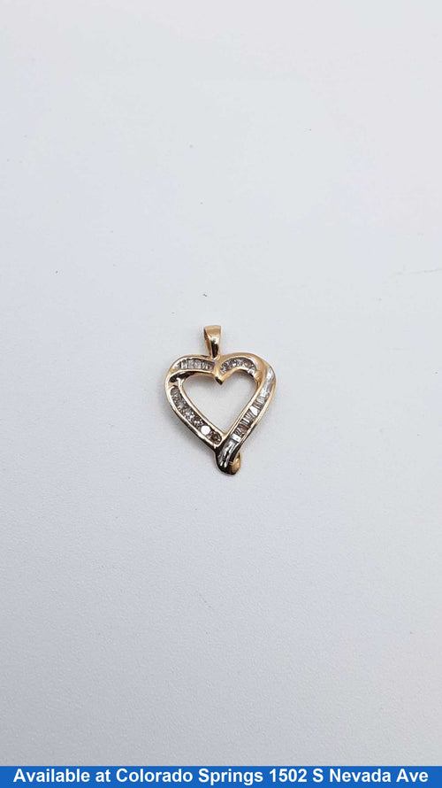 Diamond Pendant - Yellow Gold 10k (.417) 1 grams