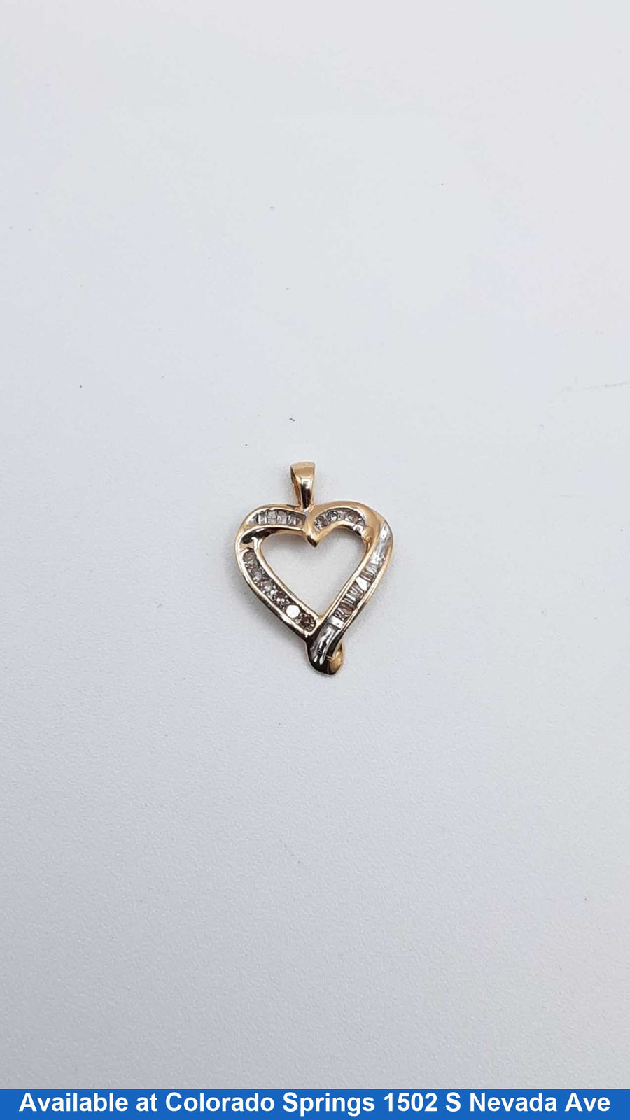 Diamond Pendant - Yellow Gold 10k (.417) 1 grams