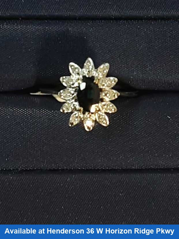 Women's Ring - Yellow Gold 10k (.417) 2.5 grams Size 20