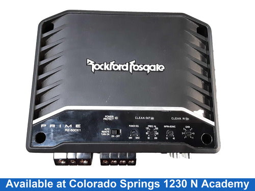 Rockford Fosgate R2-500x1 Black Car Audio Amplifier