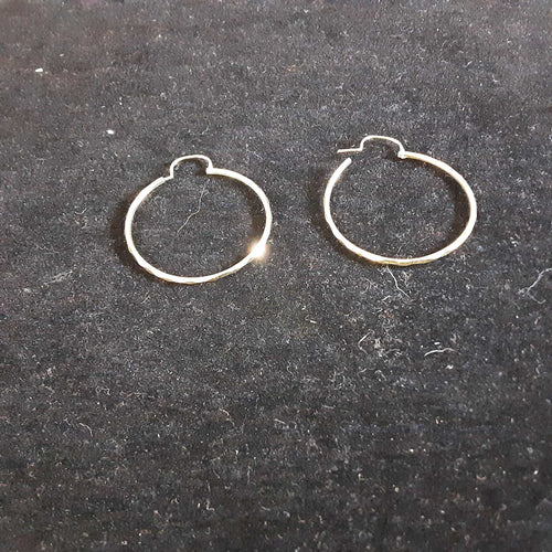 Hoop Earrings - Yellow Gold 14k (.585) 1.5 grams