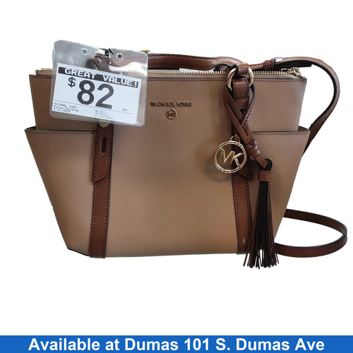 Michael Kors Ba-2010 Beige / Tan Purse / Handbag