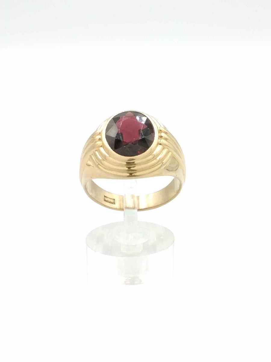 Men's Ring - Yellow Gold 14k (.585) 8.3 grams Size 10