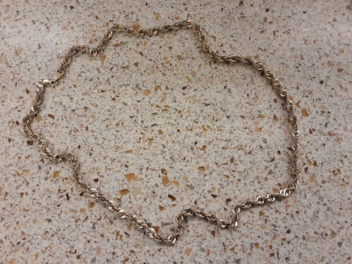 Rope Chain - Yellow Gold 10k (.417) 15.1 grams 22 inch