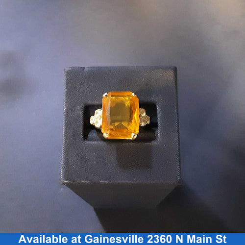 Women's Ring - Yellow Gold 10k (.417) 6.3 grams Size 6.5