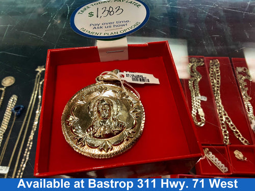 Religious Pendant - Yellow Gold 10k (.417) 17.6 grams