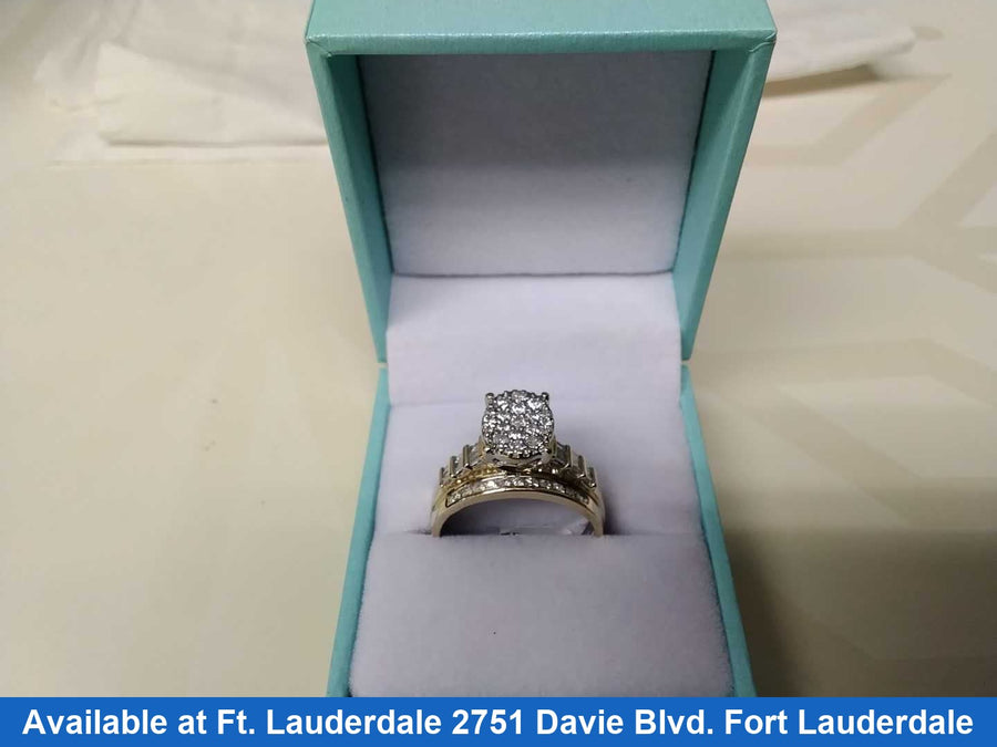 Women's Ring - Yellow Gold 10k (.417) 4.2 grams Size 8.5