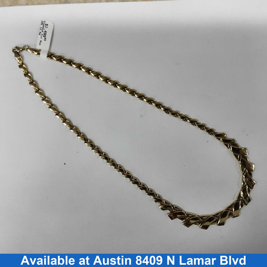 Diamond Cut Rope Chain - Yellow Gold 10k (.417) 12.5 grams 18 inch