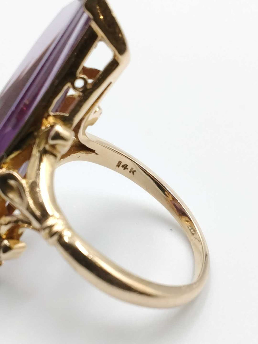 Women's Ring - Yellow Gold 14k (.585) 9.7 grams Size 8