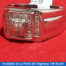 Men's Ring - White Gold 14k (.585) 8.8 grams Size 11
