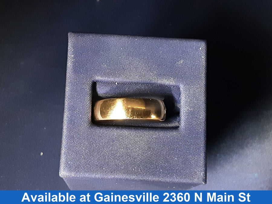 Ring - Wedding Band - Yellow Gold 14k (.585) 4 grams Size 10