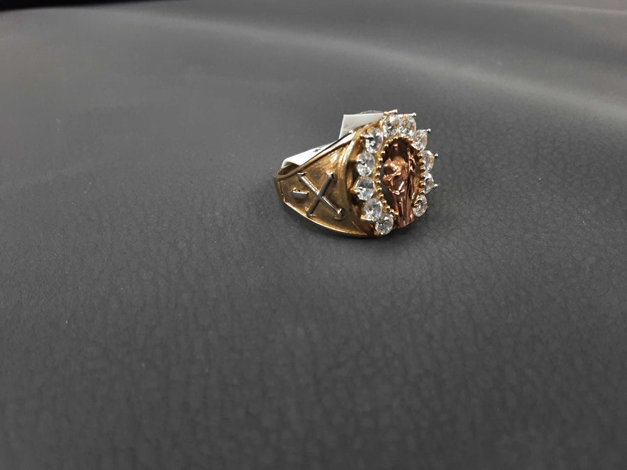 Men's Ring - Yellow Gold 10k (.417) 4 grams Size 7.5