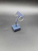 Bangle Earrings - Silver 5.5 grams