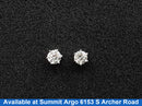 Double Stud Earring - Silver 1.4 grams