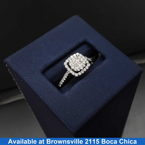 Women's Ring - White Gold 10k (.417) 2.6 grams Size 6.5