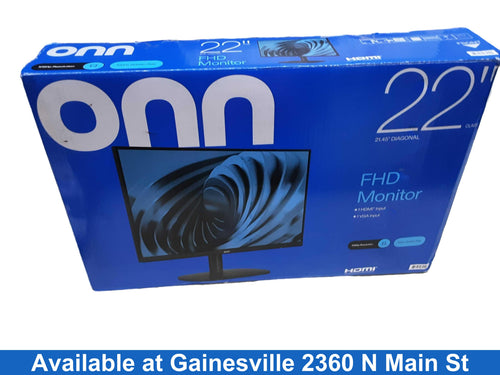 Onn 676340603 Black Computer Monitor