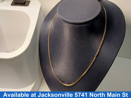 Chain - Yellow Gold 14k (.585) 4 grams 24 inch