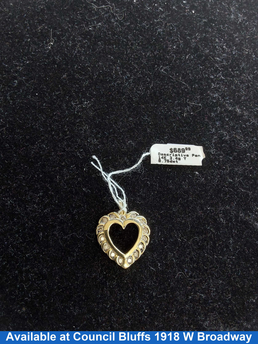 Pendant - Yellow Gold 14k (.585) 3.4 grams