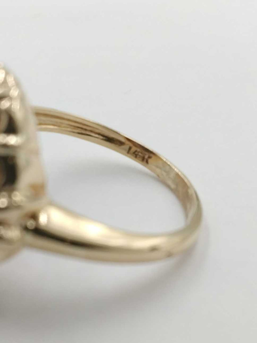 Women's Ring - Yellow Gold 14k (.585) 3.1 grams Size 5