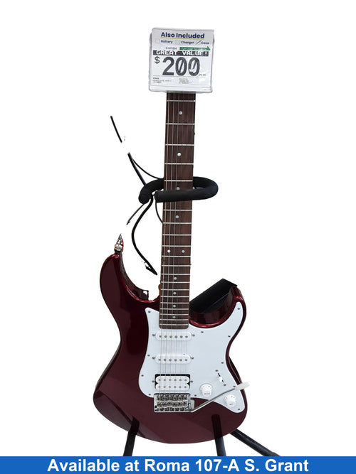 Yamaha Pacifica Red Acoustic / Electric Classic Guitar