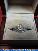 Ring - Engagement Set - Yellow Gold 14k (.585) 5.9 grams Size 8