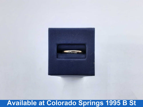 Ring - Wedding Band - Yellow Gold 14k (.585) 1 grams Size 7.5