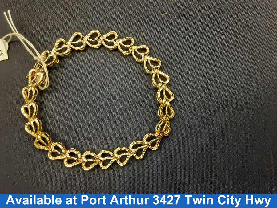 Bracelet - Yellow Gold 14k (.585) 10.2 grams 6 inch