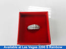 Women's Ring - White Gold 10k (.417) 3.6 grams Size 8