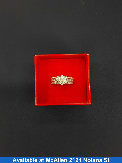 Women's Ring - Yellow Gold 14k (.585) 6.6 grams Size 9.5