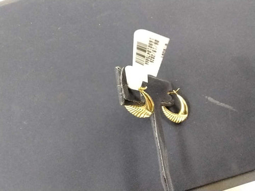 Bangle Earrings - White Gold 10k (.417) 1.7 grams