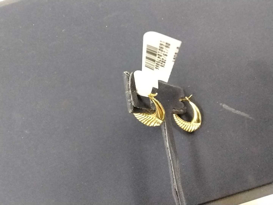 Bangle Earrings - White Gold 10k (.417) 1.7 grams