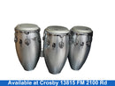 Toca Percussion Custom Deluxe Silver Drum Set