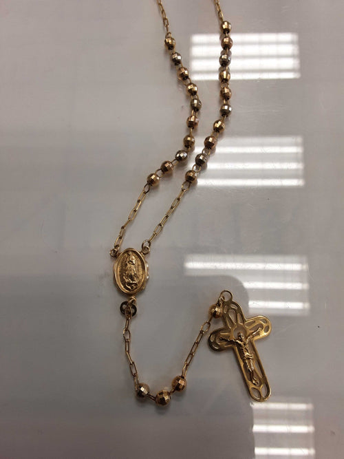 Bead Chain - Yellow Gold 14k (.585) 13.9 grams 16 inch