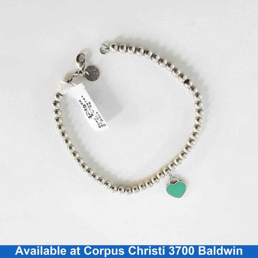 Bead Bracelet - Silver 5.5 grams 8 inch