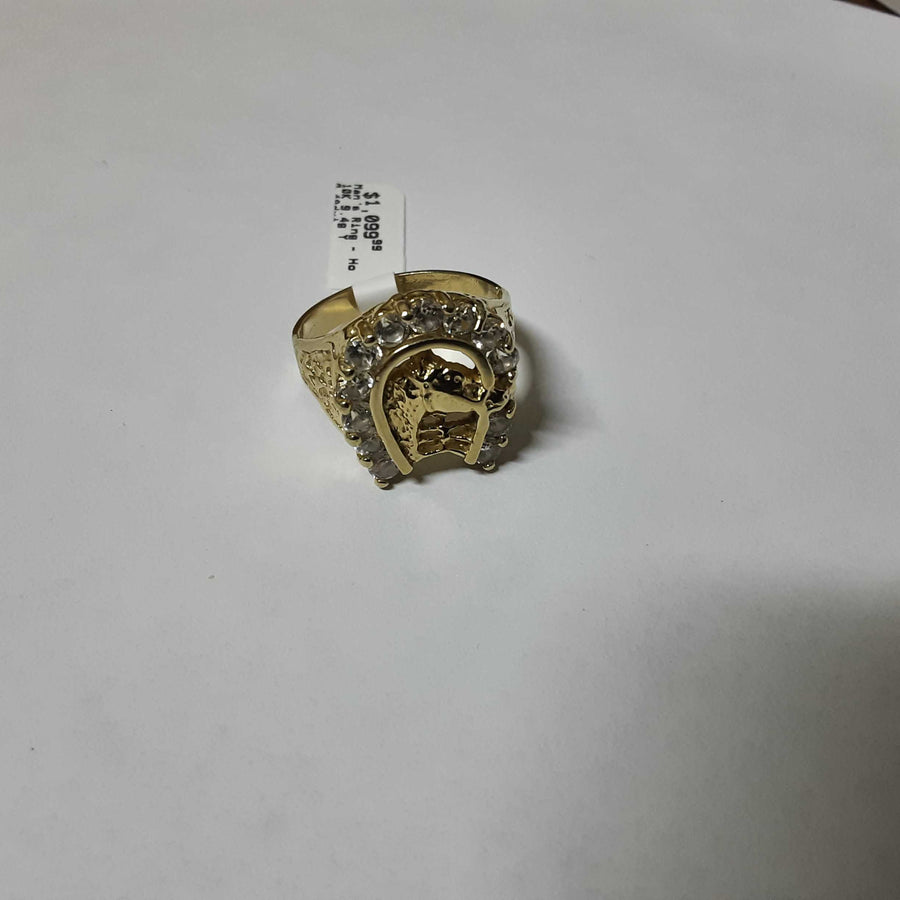 Men's Ring - Yellow Gold 10k (.417) 9.4 grams Size 13