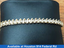 Tennis Bracelet - Yellow Gold 14k (.585) 11.8 grams 7 inch