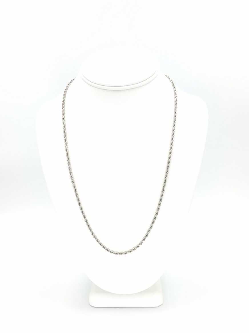 Rope Chain - White Gold 10k (.417) 12.1 grams 22 inch