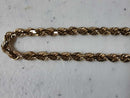 Rope Chain - Yellow Gold 10k (.417) 12.3 grams 18 inch
