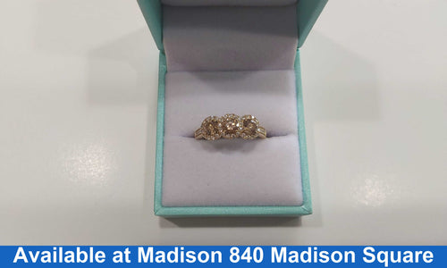 Women's Ring - Yellow Gold 14k (.585) 3.4 grams Size 8