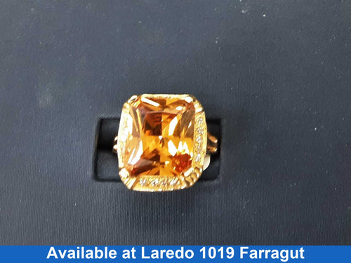 Women's Ring - Yellow Gold 10k (.417) 9.6 grams Size 7