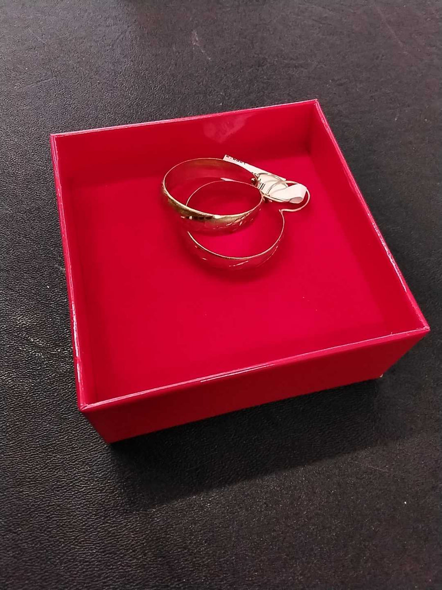 Hoop Earrings - Yellow Gold 10k (.417) 4.7 grams