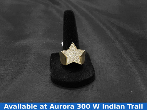 Men's Ring - Yellow Gold 14k (.585) 11.8 grams Size 10.5